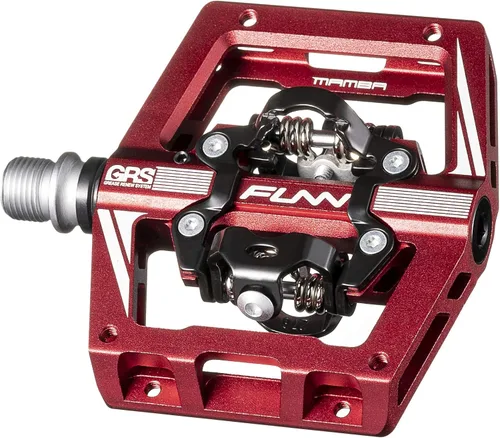 Vista 10 de Funn Mamba S MTB - Pedales sin clip de doble cara, pedales de bicicleta de montaña de plataforma compacta, compatibles con tacos SPD, pedales