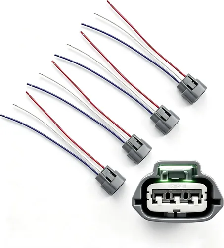 Vista 7 de HiSport Conector de bobina de encendido Conector Pigtail Plug 6 Pcs Compatible con Mazda Lexus Toyota Supra 1JZ 2JZ