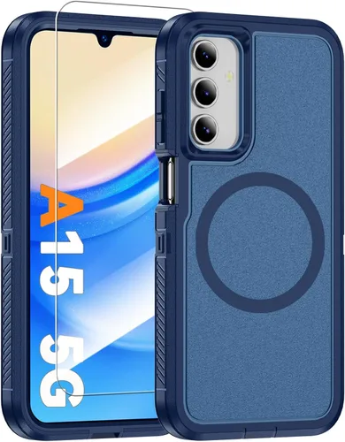 Vista 8 de Funda magnética para Samsung Galaxy S24+ Plus compatible con carga Magsafe [protector de pantalla de vidrio]