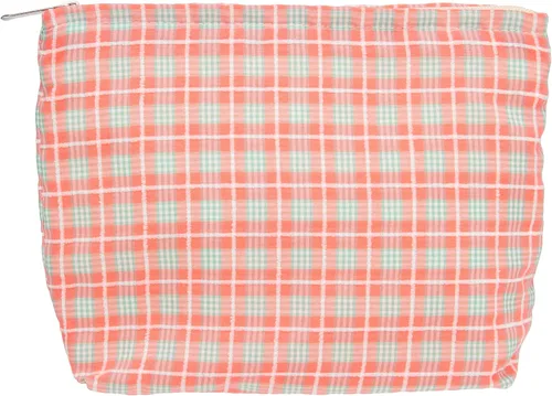 Vista 72 de Pazimiik Bolsa de maquillaje floral, grande, de algodón, con cremallera para bolsa de viaje, organizador de maquillaje de lona para mujeres