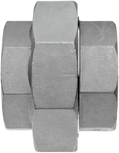 Vista 2 de Conexión de tuberías de acero inoxidable 304, unión, clase 150, hembra NPT., 1