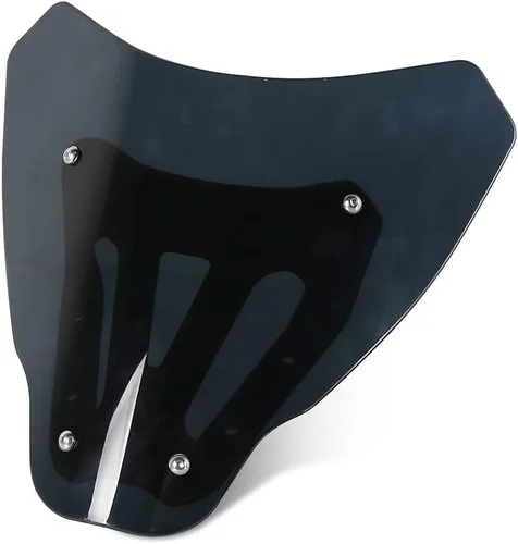 Vista 4 de MT-07 FZ-07 2024 Cubierta de protección para parabrisas de motocicleta deflector con soporte para MT07 FZ07 MT FZ 07 2021 2022 2023 2024- Gris oscuro
