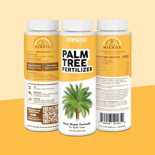Vista 8 de Fertilizante para palmeras para todas las palmas y helechos, alimento líquido para plantas 8 oz (250mL)