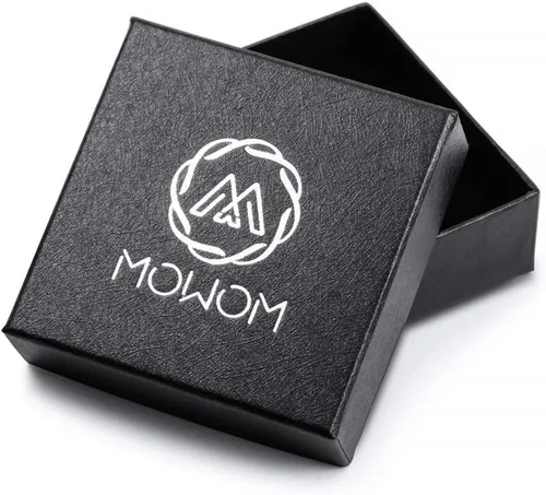 Vista 7 de MOWOM Collar de cadena negra para hombres y mujeres, resistente al agua, acero inoxidable 316L, cadenas de eslabones cubanos grandes y gruesas