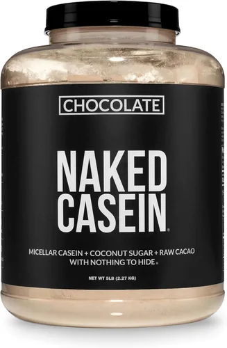 Vista 11 de NAKED Casein - 2 libras de proteína de caseína micelar de chocolate - a granel, sin OMG, sin gluten, sin soya, sin conservantes - estimula