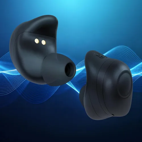 Vista 7 de Coby Auriculares inalámbricos verdaderos, estuche de carga, auriculares Bluetooth, par automático, auriculares inalámbricos portátiles, auriculares