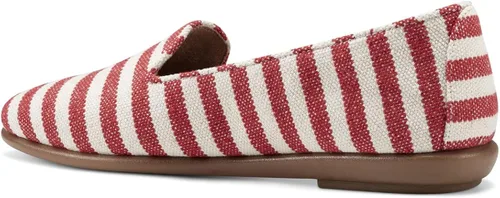 Vista 11 de Aerosoles Mocasines planos de moda para mujer, Rojo con rayas