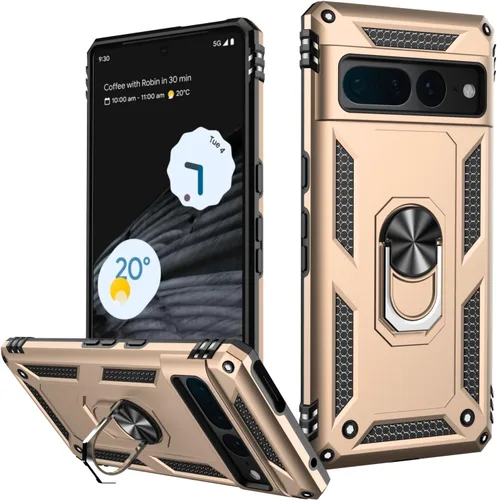 Vista 53 de LUMARKE para Google Pixel 3A XL - Funda con protector de pantalla, funda protectora grado militar probada contra caídas de 16 pies con soporte