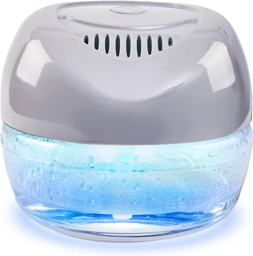 Vista 17 de Limpiador de Aire Lavador de Aire, Difusor de Aromas para Aire Fresco para el Hogar, Oficina, Purificador de Aire con Luz Nocturna (Negro)