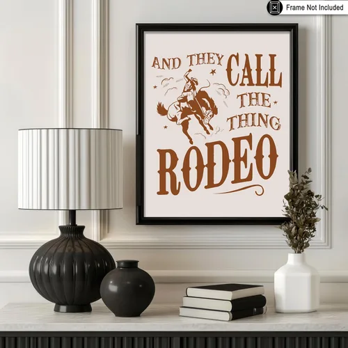 Vista 9 de Poster Master Póster de You've Yeed Your Last Haw - Impresión retro de vaquero marrón - Arte occidental - Arte moderno - Arte del salvaje oeste