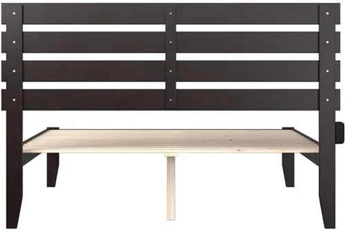 Vista 5 de AFI, Cama Oxford Queen con plataforma, color espresso