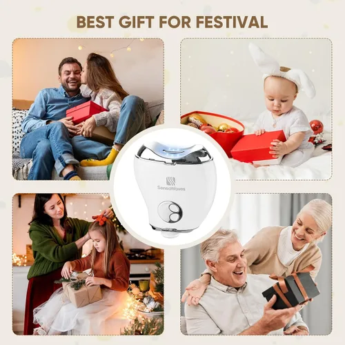 Vista 7 de Cortaúñas eléctrico 3 en 1 para bebés y adultos, recortadora recargable por USB con luz LED, pulidora y contenedor de almacenamiento, velocidad