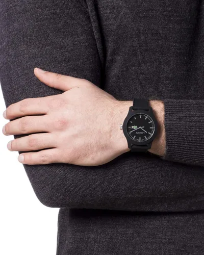 Vista 6 de Lacoste L.12.12de los hombres correa de silicona de negro reloj 2010766