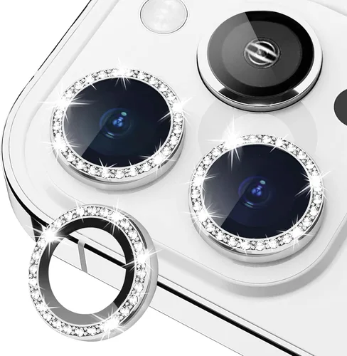 Vista 83 de Protector de lente de cámara para iPhone 15 Pro/iPhone 15 Pro Max, anillo de metal individual, dureza 9H, protector a prueba de arañazos, accesorios