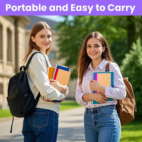 Vista 6 de 20 Pack A5 Notebooks Bulk, 8.3 x 5.5 inch Ruled Lined Kraft Composition Notebooks Bulk 10 Color Soft Cover Travel Journals for Students Classroom
