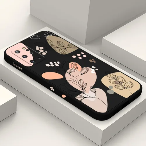 Vista 27 de LEECG para Samsung Galaxy S20 Funda, Diseño Creativo Lateral con Forro de Microfibra de Silicona Suave con Patrón de Flores para Cubierta de negro