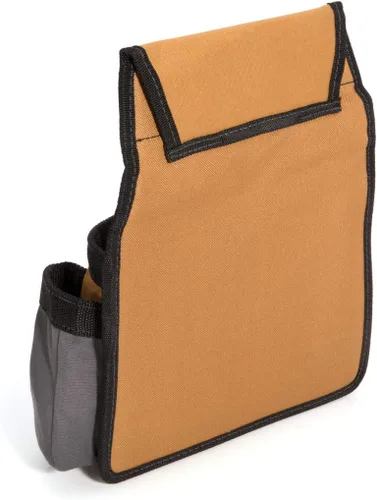 Vista 3 de Dickies Bolsa de almacenamiento de herramientas/utilidades de 11 bolsillos para cinturón de herramientas, lona duradera, respaldo resistente a