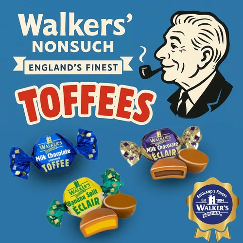 Vista 7 de Walkers Surtido Nonsuch Toffee/Eclair 5.29 oz