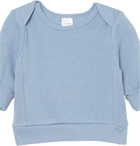 Vista 8 de Hanes Baby and Toddler Flexy Soft 4-Way Stretch Fleece Sweatshirt