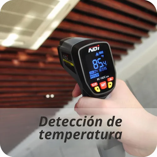 Vista 5 de Termómetro infrarrojo KC182C MAX relación 16:1