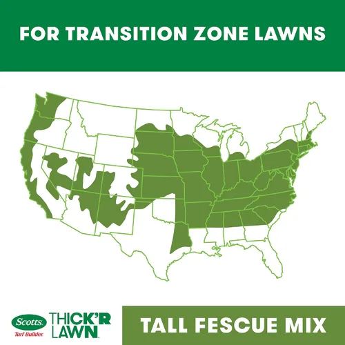 Vista 6 de Scotts Turf Builder Thick'R - Mezcla de festuca alta para césped, 40 libras.