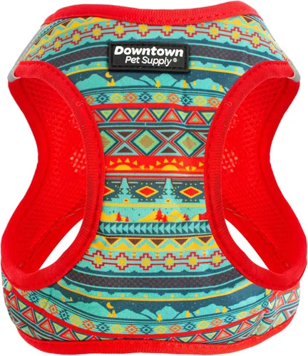 Vista 148 de Downtown Pet Supply Arnés para perro Step-in – Sin tirones, malla acolchada ajustable con ribete reflectante, correa de hebilla segura – Arnés