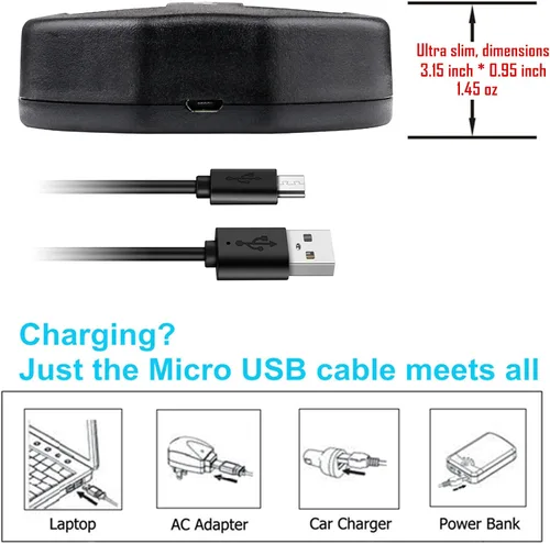 Vista 2 de Kastar Batería (X2) y cargador USB dual para Canon NB-6L y PowerShot SX710 HS SX530 HS SX520 HS SX510 HS SX500 IS SX700SX280 SX260 SX170 SD1300