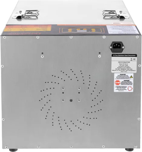 Vista 6 de Deshidratador de alimentos para cecina, máquina deshidratadora eléctrica de alimentos, secadora deshidratada de 1000 W, gran espacio de secado, 10