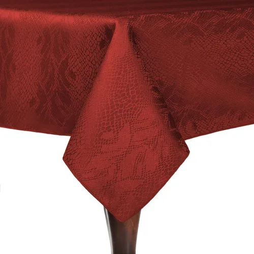 Vista 13 de ULTIMATE TEXTILE Modern Damask Kenya - Mantel rectangular (60 x 90 pulgadas), color marrón chocolate