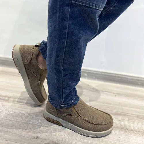 Vista 6 de YONGJIA Mocasines sin cordones para hombre con soporte de arco, amortiguación extra y alivio del dolor, ortopédicos, informales, antideslizantes