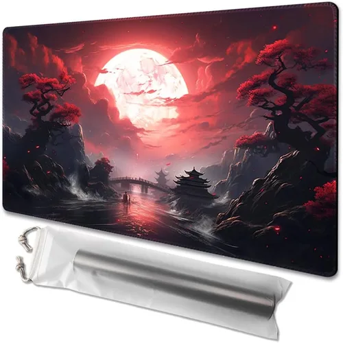 Vista 11 de MTG - Tapete de juego tamaño 24 x 14 pulgadas, bolsas de almacenamiento gratuitas, respaldo antideslizante, impresión, ideal para entusiastas
