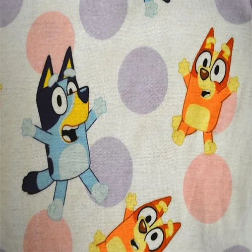 Vista 2 de AMERICAN MARKETING ENTERPRISES INC - Pijama de algodón lavanda para niña, Bluey and Bingo, 4 piezas