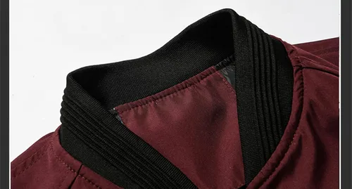 Vista 3 de Abrigo ligero de corte delgado para hombre, chaqueta bomber de softshell de sección delgada, abrigo casual, otoño con cremallera completa