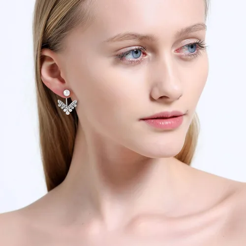 Vista 2 de 1821 pares de aretes con diseño de flor de loto para mujeres y niñas, minimalismo con circonita cúbica, turquesa, juego de aretes elegantes
