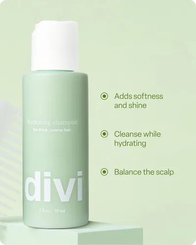 Vista 3 de Divi Hydrating Shampoo for Women and Men - Gently Cleanses and Removes Scalp Buildup - Hydrates, Strengthens, and Nourishes Hair - Vegan