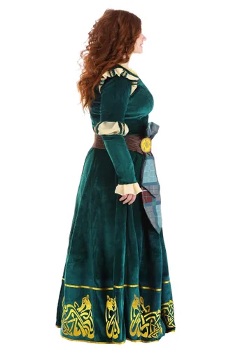 Vista 9 de Disfraz Plus Size Premium de Merida de Disney para Mujer Multicolor