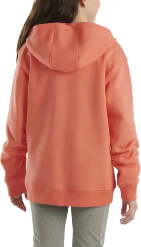 Vista 2 de Carhartt Sudadera de punto de manga larga con cuello y capucha para niñas