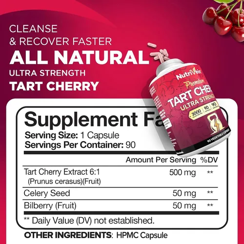 Vista 3 de Nutrivein Suplemento de glutatión liposomal premium y cápsulas de cereza ácida: suplemento liposomal de glutatión de alta absorción y cápsulas
