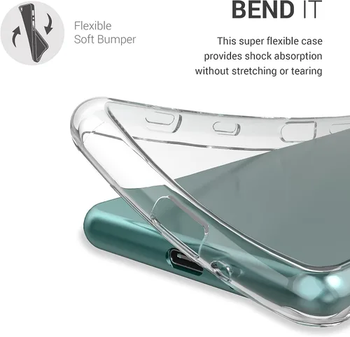 Vista 2 de kwmobile Funda compatible con Sony Xperia 5 III - Funda transparente suave delgada flexible TPU cubierta protectora del teléfono - Transparente