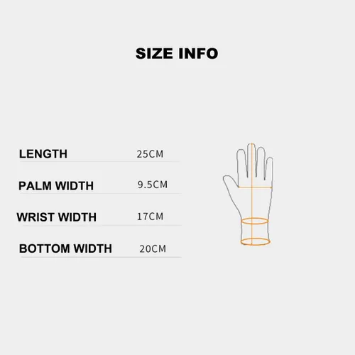 Vista 5 de Guantes de forro polar de pantalla táctil a prueba de viento para mujer