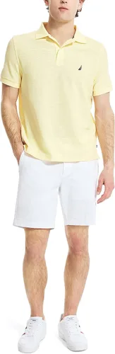 Vista 119 de Nautica playera polo clásica de mangas cortas, color sólido, para hombre