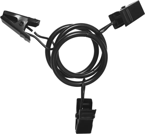 Vista 8 de WeeksEight Paquete de 44 anillos de cortina negros con clips, ganchos de cortina, ganchos de clip para colgar cortinas, lazos, sombreros, anillos