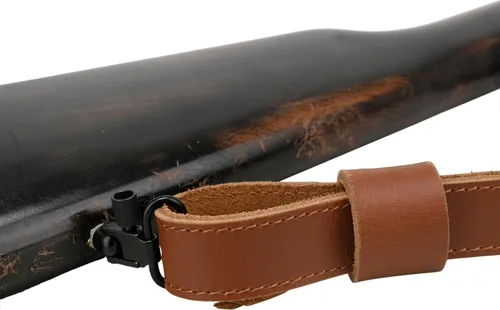 Vista 5 de Cinturón de caza de rifle de cuero acolchado cómodo correa de hombro suave cuero genuino accesorios de caza