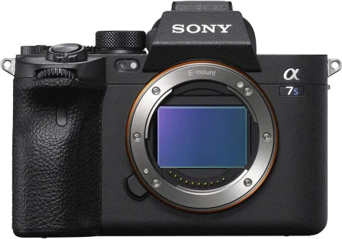 Vista 2 de Sony Cámara digital sin espejo Alpha a7S III (solo cuerpo) (ILCE7SM3/B) + lente Sony FE de 0.630-1.378 in + tarjeta de memoria de 64 GB + batería