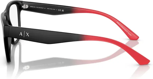 Vista 3 de AX ARMANI EXCHANGE Men's Ax3105 Square Prescription Eyewear Frames