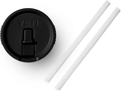Vista 9 de YETI Rambler - Taza de viaje de 30 oz con tapa con pajita abatible - Acero inoxidable, aislada al vacío, a prueba de fugas, compatible con Negro