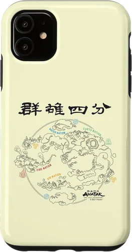 Vista 8 de Funda para iPhone 16 Avatar: The Last Airbender World Map