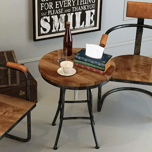 Vista 7 de NiHome Funda rectangular para caja de pañuelos de madera, soporte rústico para pañuelos, ideal para baño, mesita de noche, oficina, automóvil, parte