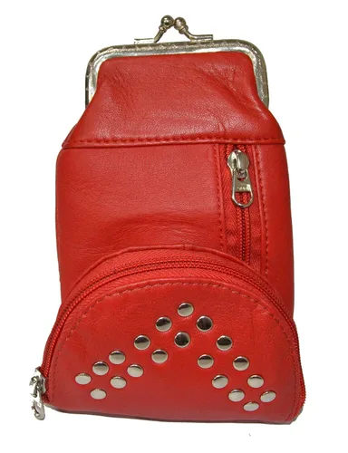 Vista 14 de Funda de cuero genuino para cigarrillos y mechero con cierre de torsión de Leatherboss (Beige)
