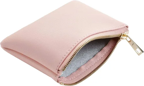 Vista 3 de Chelmon - Monedero de piel auténtica con zíper para hombre y mujer